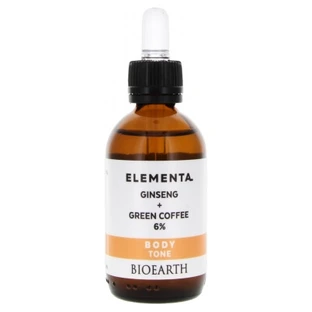 Bioearth Elementa Body Tone Solution with Ginseng and Green Coffee (6%) 50 ml