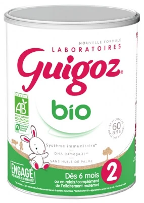 Guigoz biologische opvolgmelk, 6 maanden tot 1 jaar, 800 g