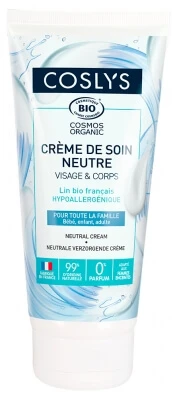 Coslys Biologische Neutrale Vochtinbrengende Crème voor Gezicht en Lichaam 200 ml