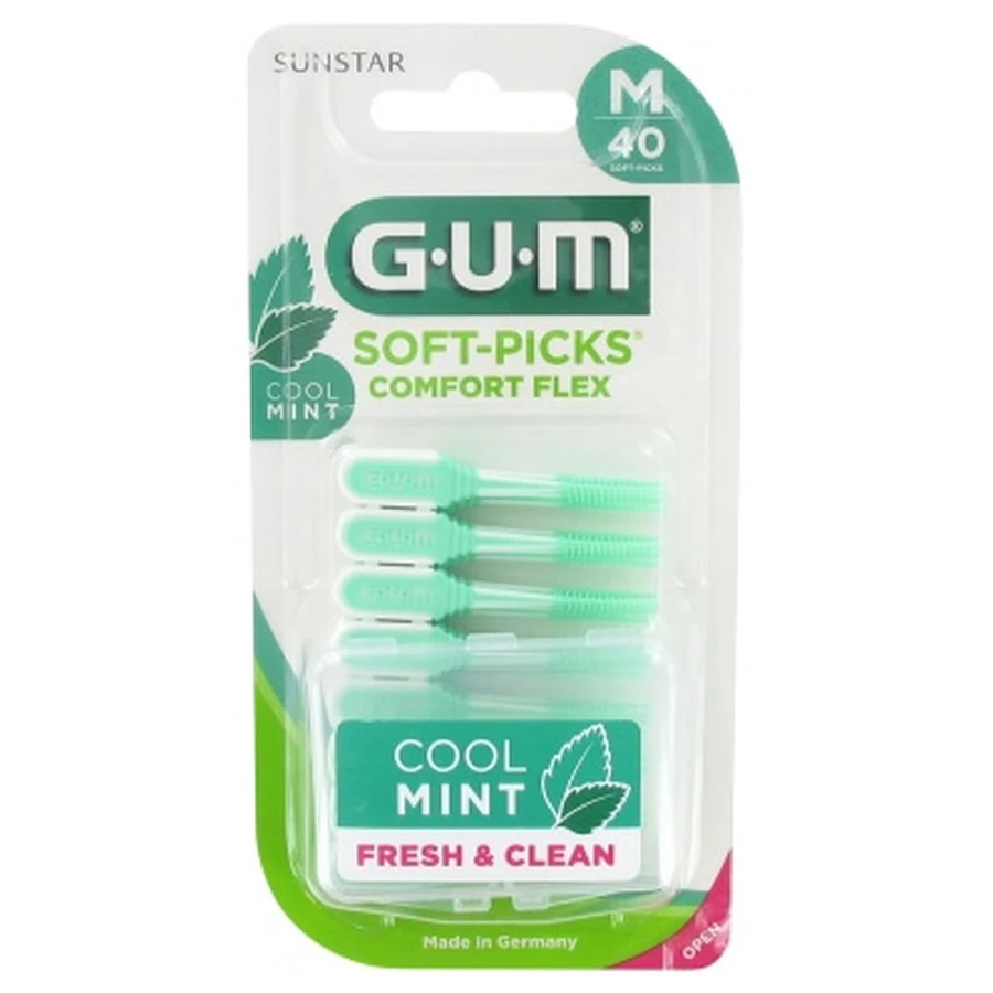 GUM Soft-Picks Comfort Flex Cool Mint, 40 Stück
