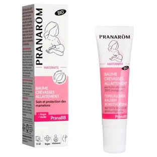 Pranarôm PranaBB Maternity biologische tepelbalsem voor gebarsten tepels en borstvoeding, 15 ml