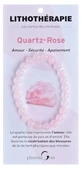 Pulsera de cuarzo rosa para terapia con cristales de PharmaGem, 8 mm