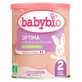 Babybio Optima 2 con latte proveniente da allevamenti francesi, per bambini dai 6 ai 12 mesi, biologico, 400 g