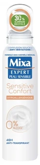 Mixa Expert Sensitive Skin Comfort Hypoallergenic 48-Hour Antiperspirant Spray, 150 ml