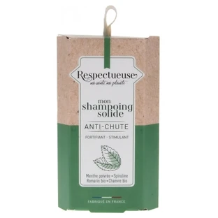 Champú sólido anticaída «Respectueuse», 75 g