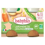 Babybio Bio-Gemüsemischung ab 4 Monaten, 2 Gläser à 130 g