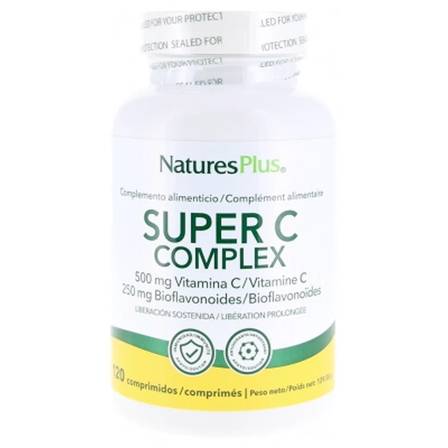 Natures Plus Super C Complex, 120 comprimidos