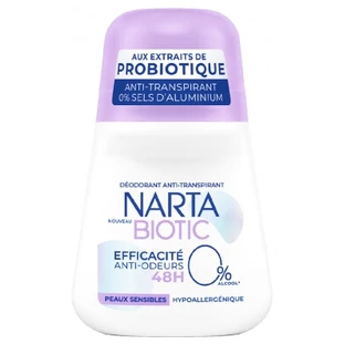 Narta Biotic 48-uurs anti-transpirant deodorant voor de gevoelige huid, 50 ml