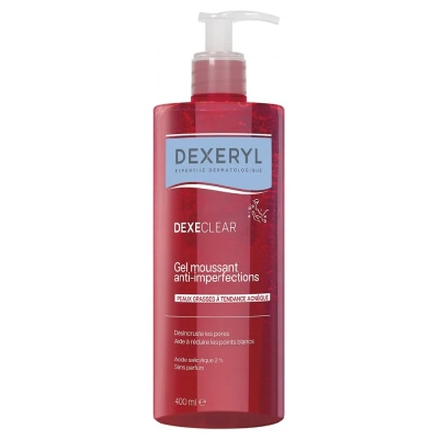 Dexeryl Dexeclear Schuimende Gel tegen onzuiverheden 400 ml