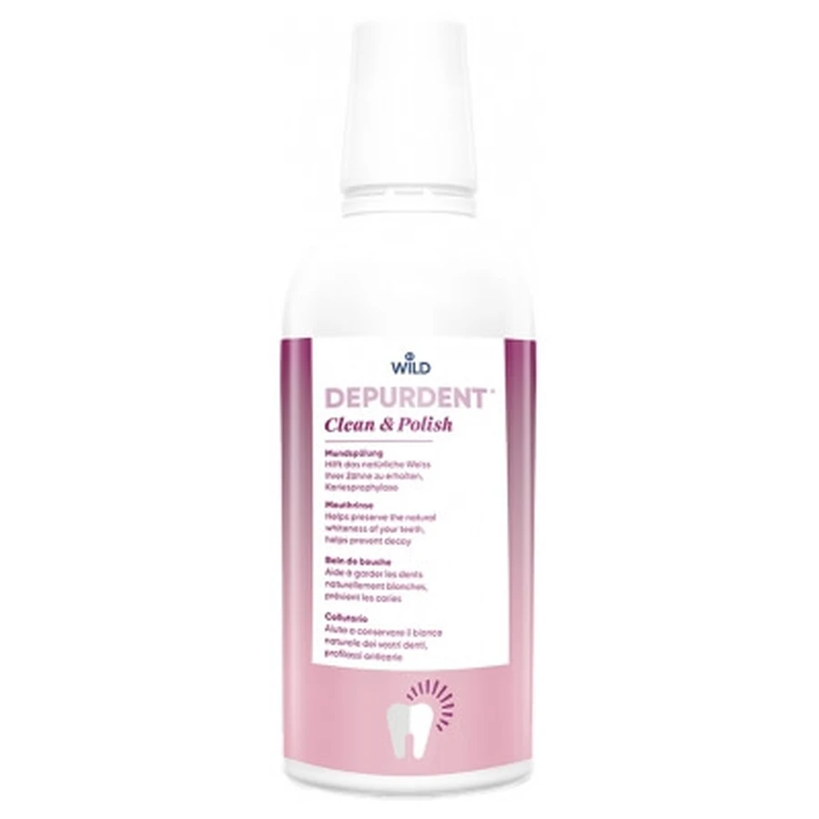 Enjuague bucal Wild Depurdent Clean & Polish, 500 ml