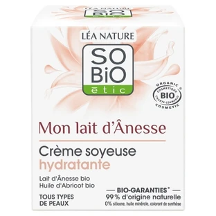 Léa Nature SO BIO étic Mon Lait d'Ânesse Biologische, zijdezachte vochtinbrengende crème 50 ml