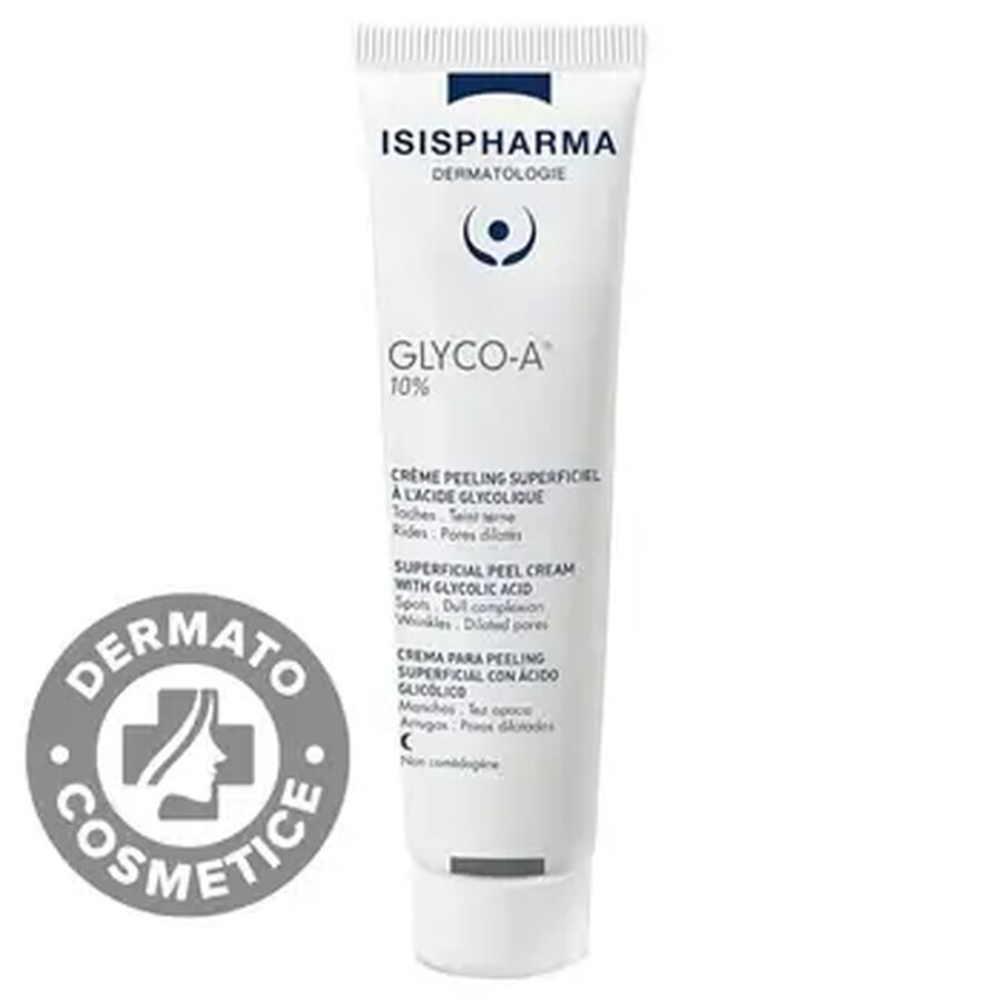 Crema peeling con acido glicolico al 10% Glyco-A, 30 ml, IsisPharma