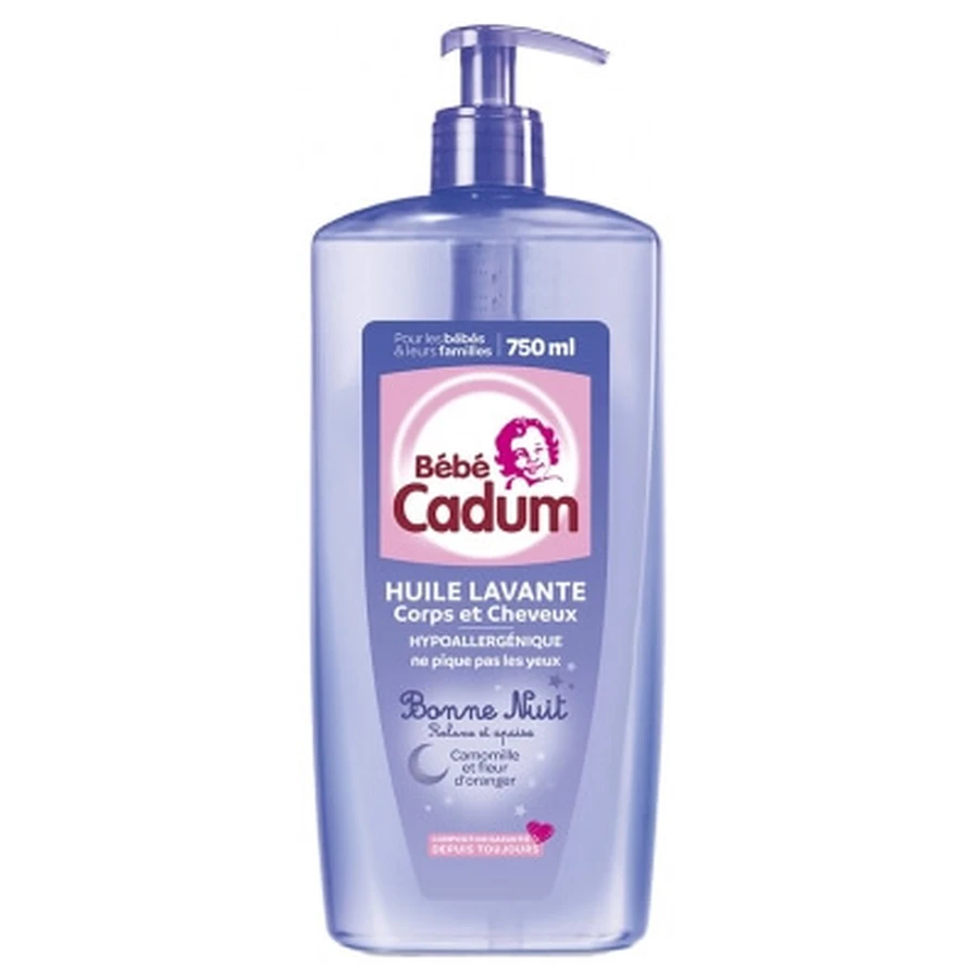 Cadum Bébé Cadum Huile Lavante Bonne Nuit 750 ml