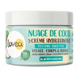 Lovea Coconut Cloud hydraterende crème voor gezicht, lichaam en handen, 200 ml