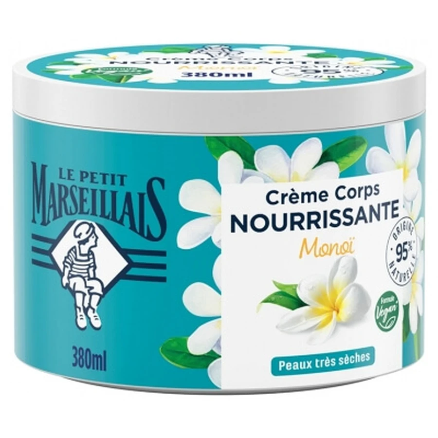 Le Petit Marseillais Pflegende Monoï-Körpercreme 380 ml