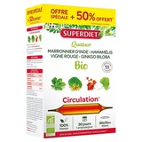 Superdiet Biologisch Rode Druif Circulatie-kwartet, 20 ampullen + 10 gratis ampullen