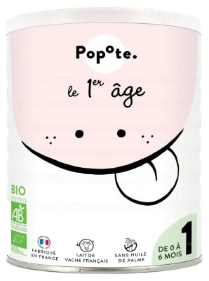 Biologische babyvoeding voor baby’s van 0 tot 6 maanden, 400 g