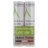 Bálsamo labial A-DERMA, paquete de 2 (4 g cada uno)