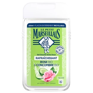 Le Petit Marseillais Extra Milde Verfrissende Douchegel met Biologische Roos & Biologische Komkommer, 250 ml