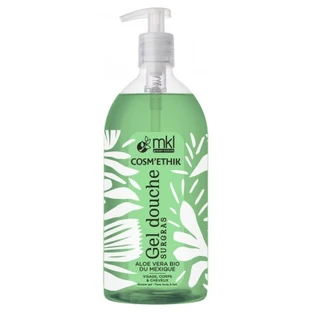 MKL Green Nature Cosm'Ethik Gel de duș hidratant cu aloe vera organic din Mexic 1 L
