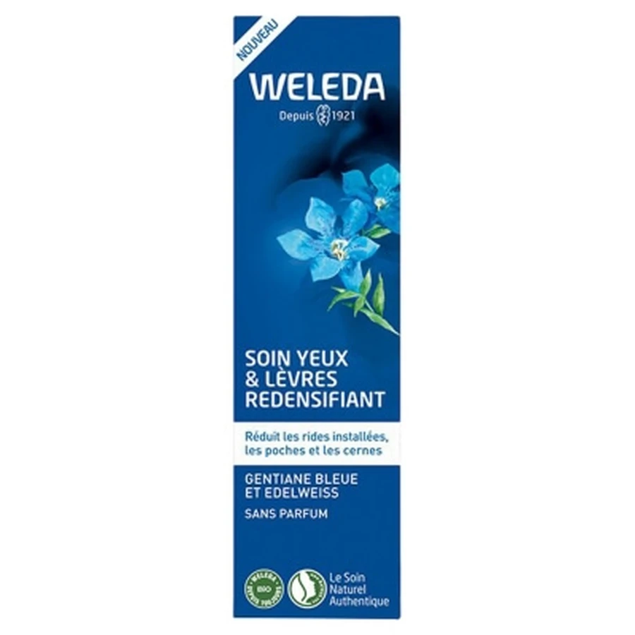 Weleda: Tratamiento rejuvenecedor para ojos y labios con genciana azul y edelweiss, 10 ml