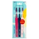 TePe Colour Soft Zahnbürste, 2er-Pack + 1 gratis