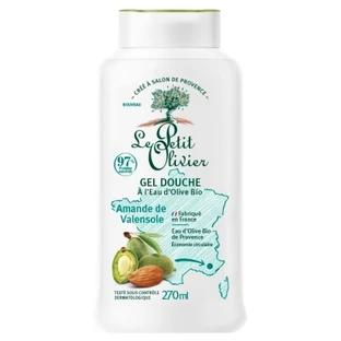 Acqua di olive biologica Le Petit Olivier e gel doccia alle mandorle di Valensole, 270 ml