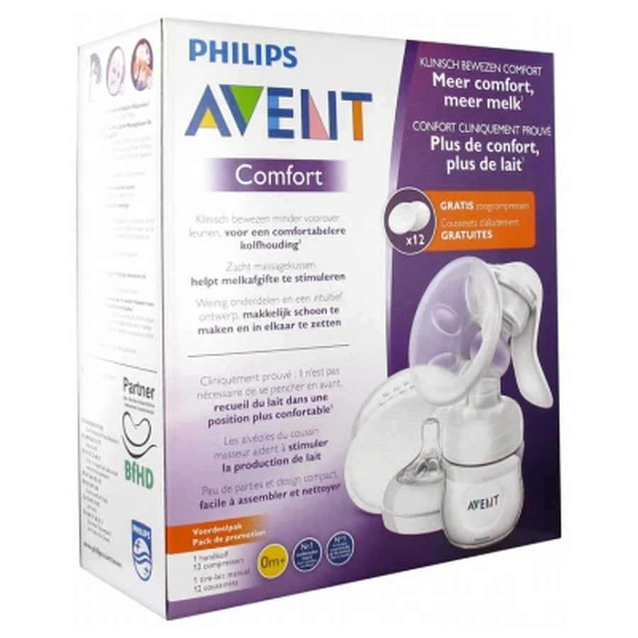 Avent Handmilchpumpe + 12 kostenlose Stilleinlagen