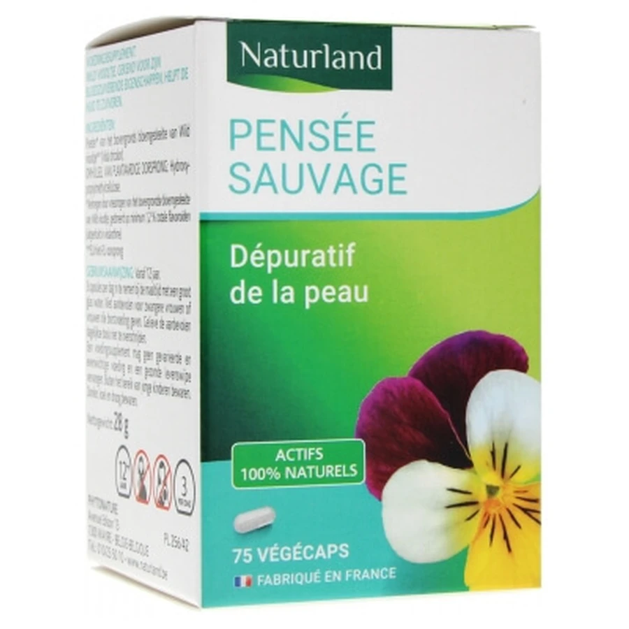Naturland: Pensamiento silvestre, 75 cápsulas vegetales