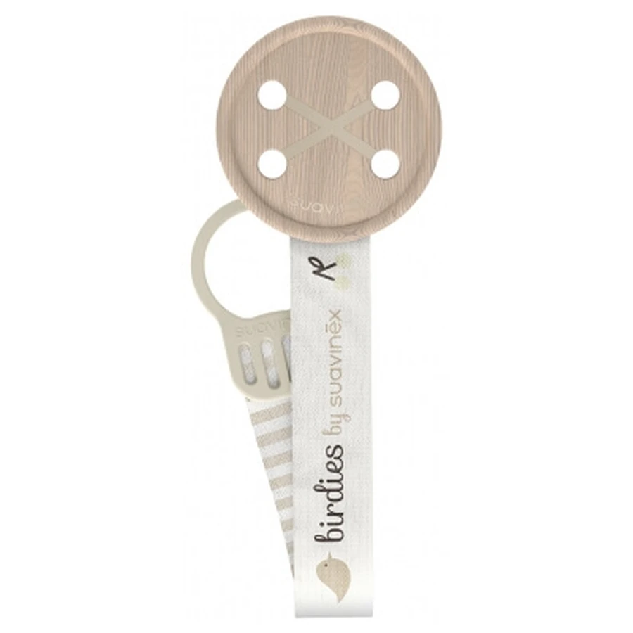 Suavinex Birdies Attache-Sucette Ruban 0 Mois et +