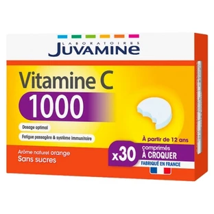 Juvamine Vitamine C 1000 30 Comprimés à Croquer