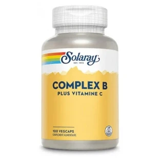 Solaray Complex B Plus Vitamin C 100 VegCaps
