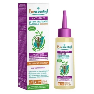 Loción para el tratamiento contra los piojos de Puressentiel, 100 ml