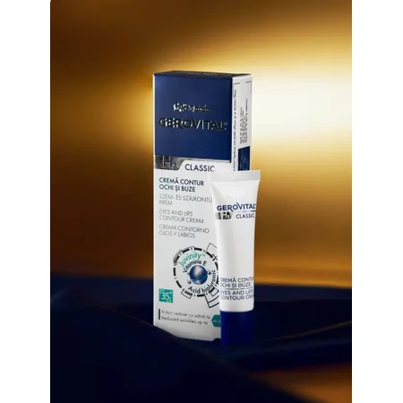 Gerovital H3 Classic eye and lip contour cream, 15 ml, Farmec