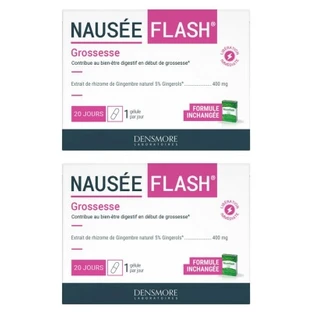 Densmore Nausea Flash Zwangerschap 20 capsules, 2-pack
