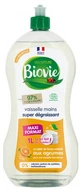 Limpiador para platos y manos Biovie, superdesengrasante, aroma a cítricos, 1 L
