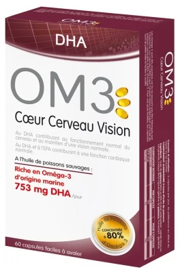 OM3 Hart, hersenen en gezichtsvermogen 60 capsules