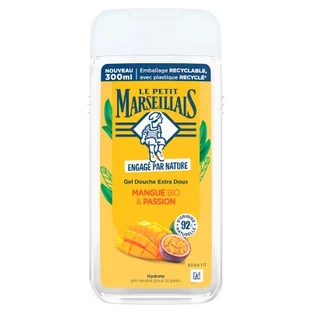 Le Petit Marseillais Gel doccia biologico extra delicato al mango e frutto della passione, 300 ml