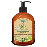 Jabón líquido Le Petit Olivier Aleppo con aceite de oliva y aceites de bayas de laurel, 300 ml