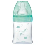 Dodie Initiation+ glazen babyfles, 150 ml, doorstroomsnelheid 1, 0–6 maanden