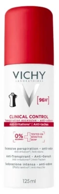 Vichy Clinical Control 96-uurs anti-transpirant, 125 ml