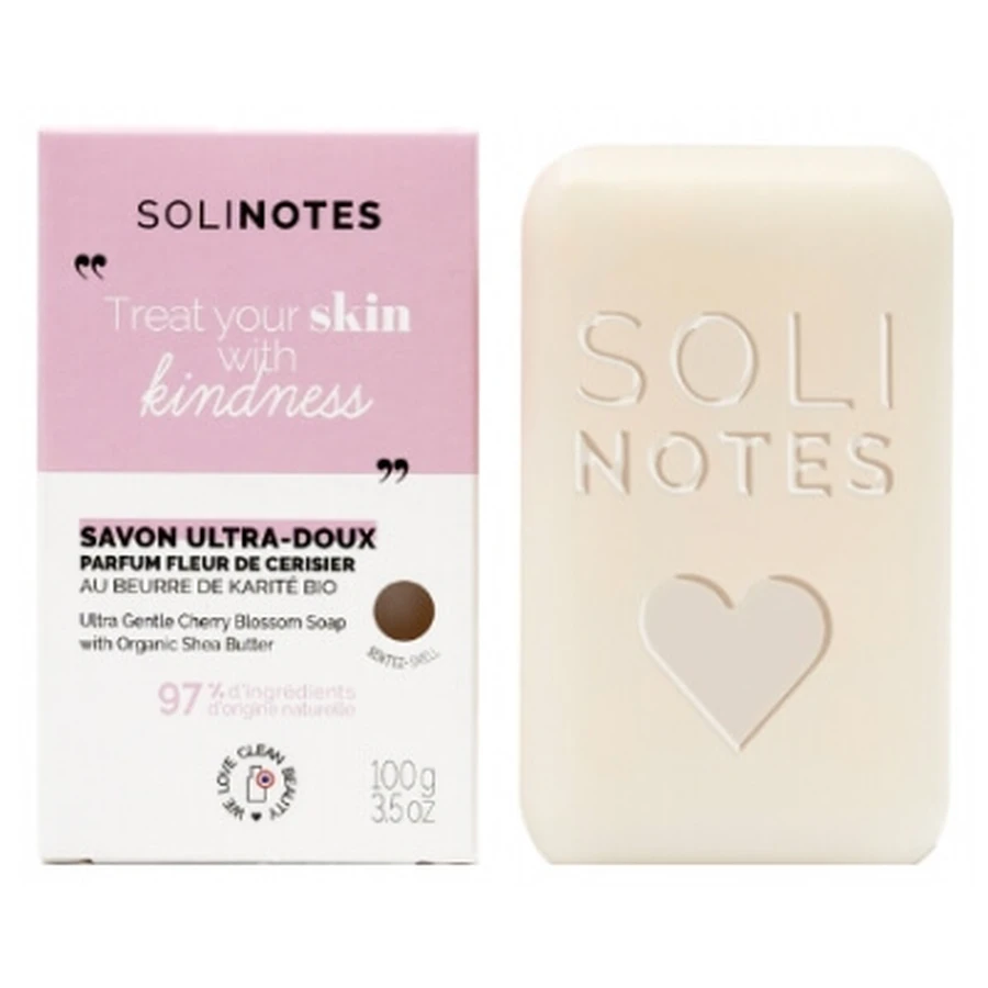 Solinotes Cherry Blossom Ultra-Gentle Bar Soap 100 g