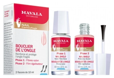 Mavala Nail Shield versterkt en beschermt broze nagels 2 x 10 ml