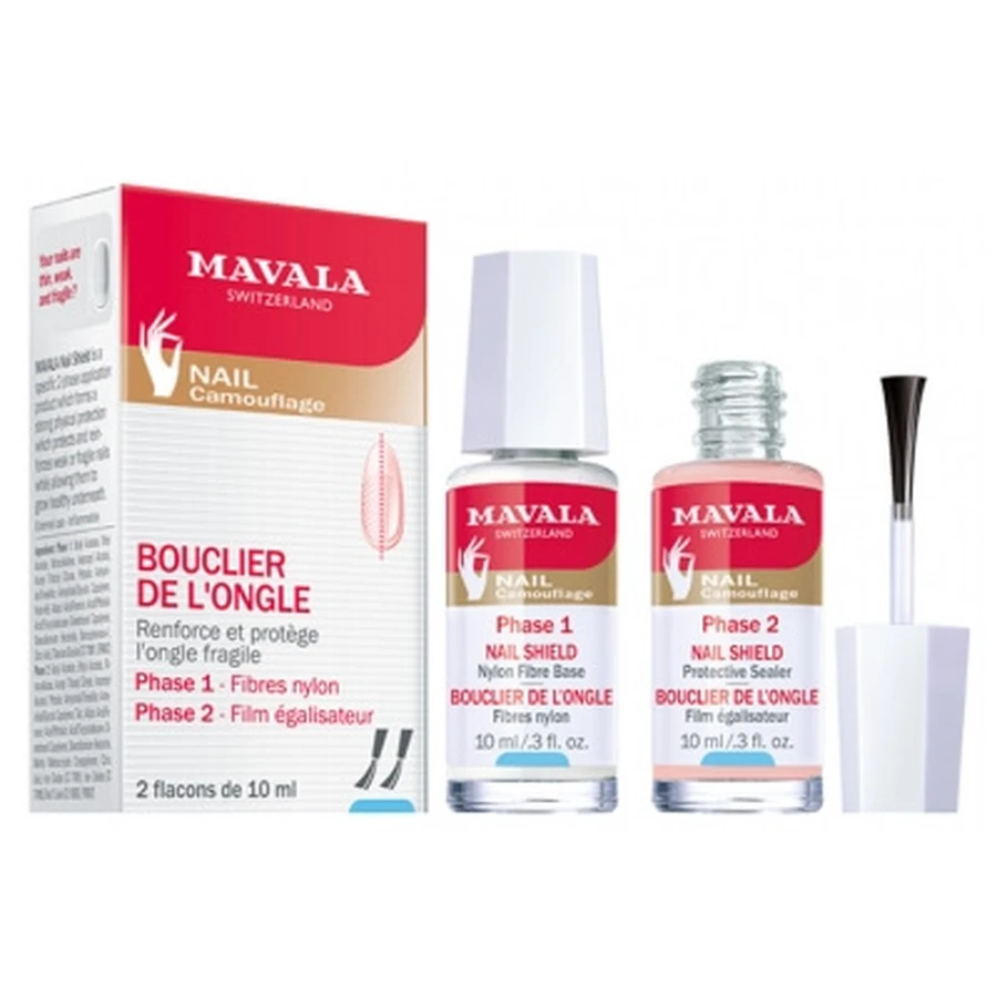 Mavala Nail Shield Strengthens and Protects Fragile Nails 2 x 10 ml