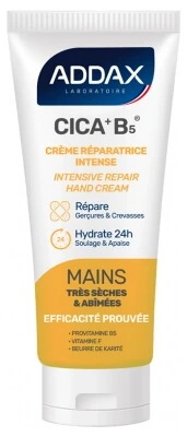 Addax Cica+ B5 Intensieve Herstelcrème voor zeer droge en beschadigde handen, 50 ml