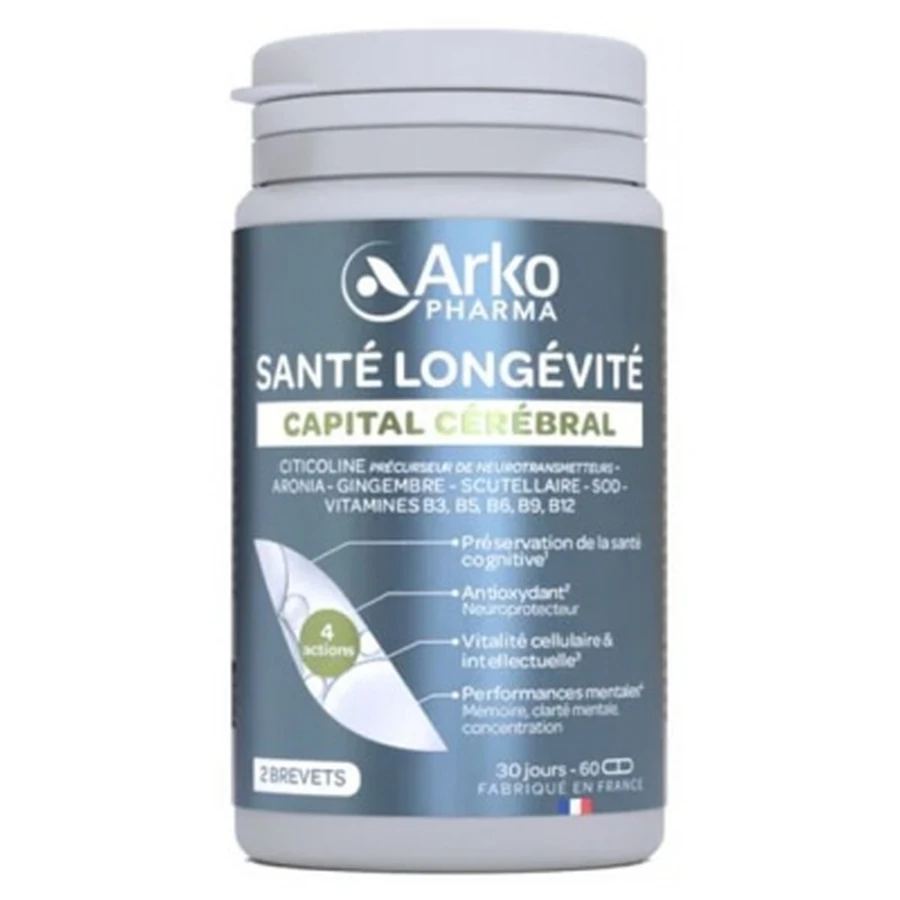 Arkopharma Health & Longevity Brain Capital 60 capsules