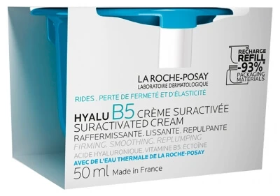La Roche-Posay Hyalu B5 Super-Active verstevigende, gladmakende en volumegevende crème, navulling, 50 ml