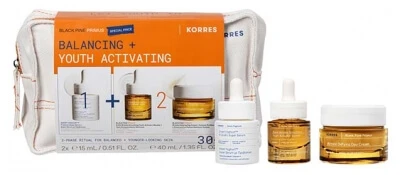 Korres Black Pine Balancing Kit + Youth Activator