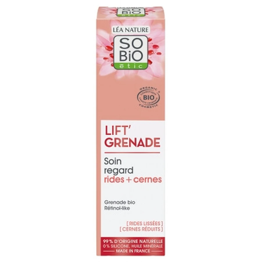 Léa Nature SO BIO étic Lift'Grenade Bio-Augencreme gegen Falten und Augenringe 15 ml