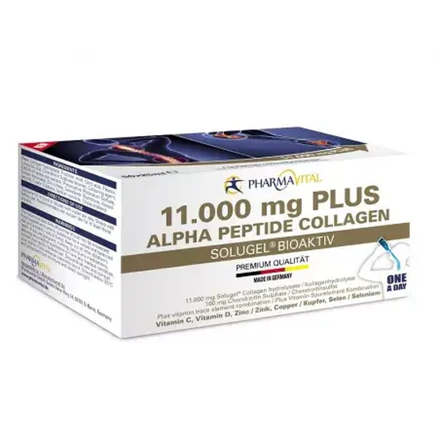 Alfa Péptido Colágeno Plus, 11000 mg, 50 viales x 25 ml, PharmaVital GmbH